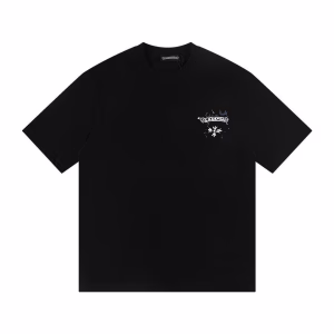 Chrome Hearts Cemetery Ring Cross Tee Black