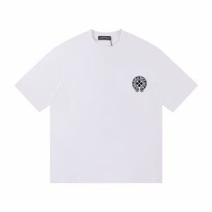 Chrome Hearts Rainbow Cross Stack Tee White