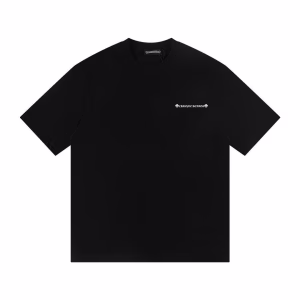 Chrome Hearts Floral Cross Grid Tee (Black)