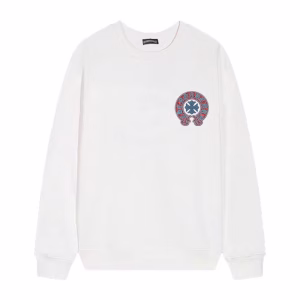 Chrome Hearts Aurelia Mosaic Cross LS White
