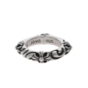 Chrome Hearts Classic Cross Scroll Ring