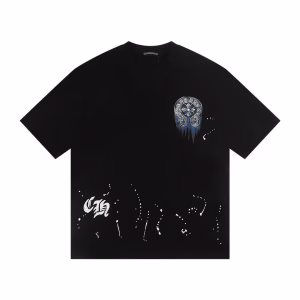 Chrome Hearts Horseshoe Drip Tee Black