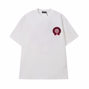 Chrome Hearts White Horseshoe Cross Logo T-Shirt