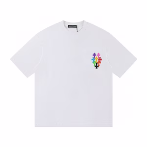 Chrome Hearts Multi Cross Cemetery Tee White