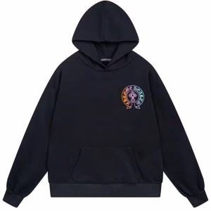 Chrome Hearts Neon Horseshoe Hoodie Black