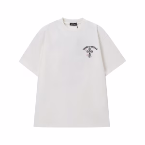 Chrome Hearts Black Pink Cross Graphic Tee