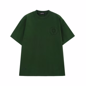 Chrome Hearts Green Monochrome Horseshoe T-Shirt