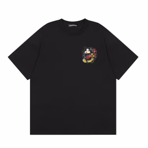 Chrome Hearts Mickey Mouse Cross T-Shirt Black