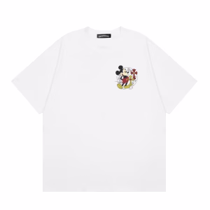 Chrome Hearts Mickey Mouse Cross T-Shirt White