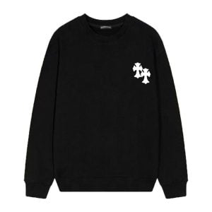 Chrome Hearts Horseshoe Logo Long Sleeve Shirt Black