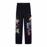 Chrome Hearts Patchwork Cross Carpenter Jeans