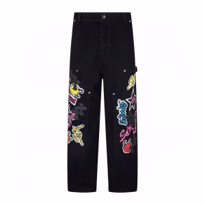 Chrome Hearts Patchwork Cross Carpenter Jeans
