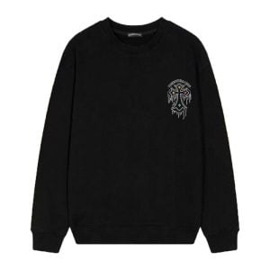 Chrome Hearts Dripping Cross Long Sleeve Black