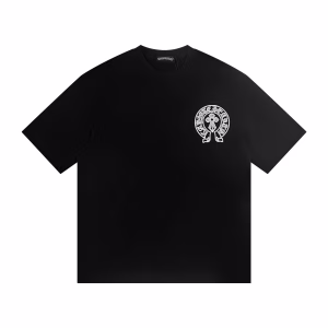 Chrome Hearts Embroidered Horseshoe Cross T-Shirt