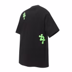 Chrome Hearts Black Green Cross T-Shirt