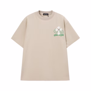 Chrome Hearts White & Green Triple Cross T-Shirt