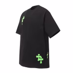 Chrome Hearts Black Green Cross T-Shirt