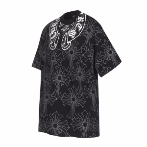 Chrome Hearts Cemetery Floral Cross T-Shirt