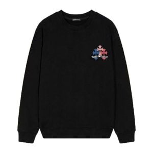 Chrome Hearts Multi Cross Graphic Long Sleeve Black