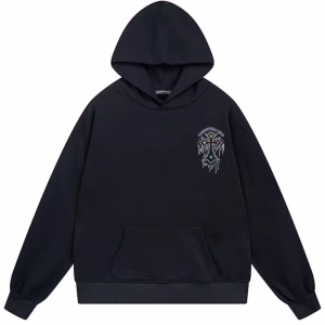 Chrome Hearts Dripping Cross Black Hoodie