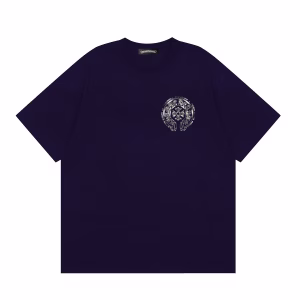 Chrome Hearts Silver Emblem T-Shirt Navy
