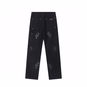 Chrome Hearts Cross Pattern Denim Jeans