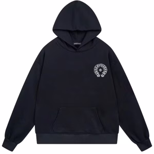 Chrome Hearts Gothic Cross Graphic Black Hoodie