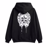 Chrome Hearts Horseshoe Cross Black Hoodie