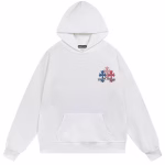 Chrome Hearts Rainbow Cross White Hoodie