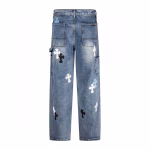 Chrome Hearts Cross Patch Carpenter Jeans