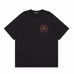 Chrome Hearts Red Lips Graphic T-Shirt Black
