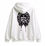 Chrome Hearts Horseshoe Cross White Hoodie