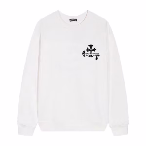 Chrome Hearts Cemetery Cross Long Sleeve White