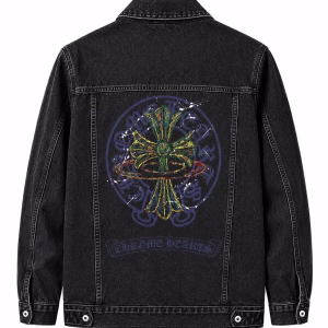 Chrome Hearts Black Monogram Denim Jacket