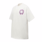 Chrome Hearts Purple Horseshoe Graphic T-Shirt White