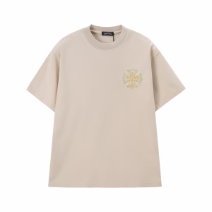 Chrome Hearts Green Cemetery Cross Logo T-Shirt