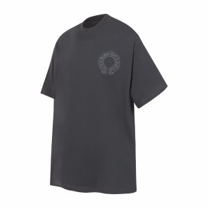 Chrome Hearts Charcoal Gothic Cross T-Shirt