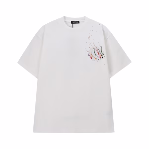Chrome Hearts White Paint Drip Cross T-Shirt