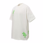Chrome Hearts White and Green Cross T-Shirt