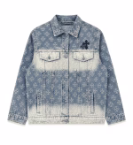 Chrome Hearts Cross Monogram Washed Denim Jacket