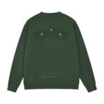 Chrome Hearts Dark Green Triple Cross Long Sleeve Shirt