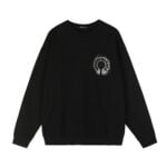 Chrome Hearts Horseshoe Graphic Black Sweatshirt