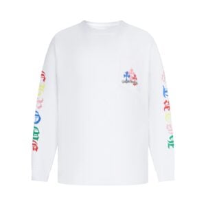 Chrome Hearts White Multicolor Cross Pocket Long Sleeve
