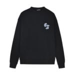 Chrome Hearts Black Blue Denim Horseshoe Long Sleeve