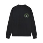 Chrome Hearts Black Green Circle Cross Long Sleeve