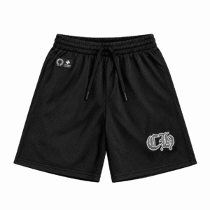 Chrome Hearts Logo Black Mesh Basketball Shorts
