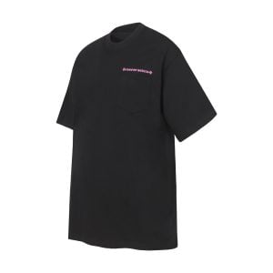 Chrome Hearts Black Pink Script Logo T-Shirt