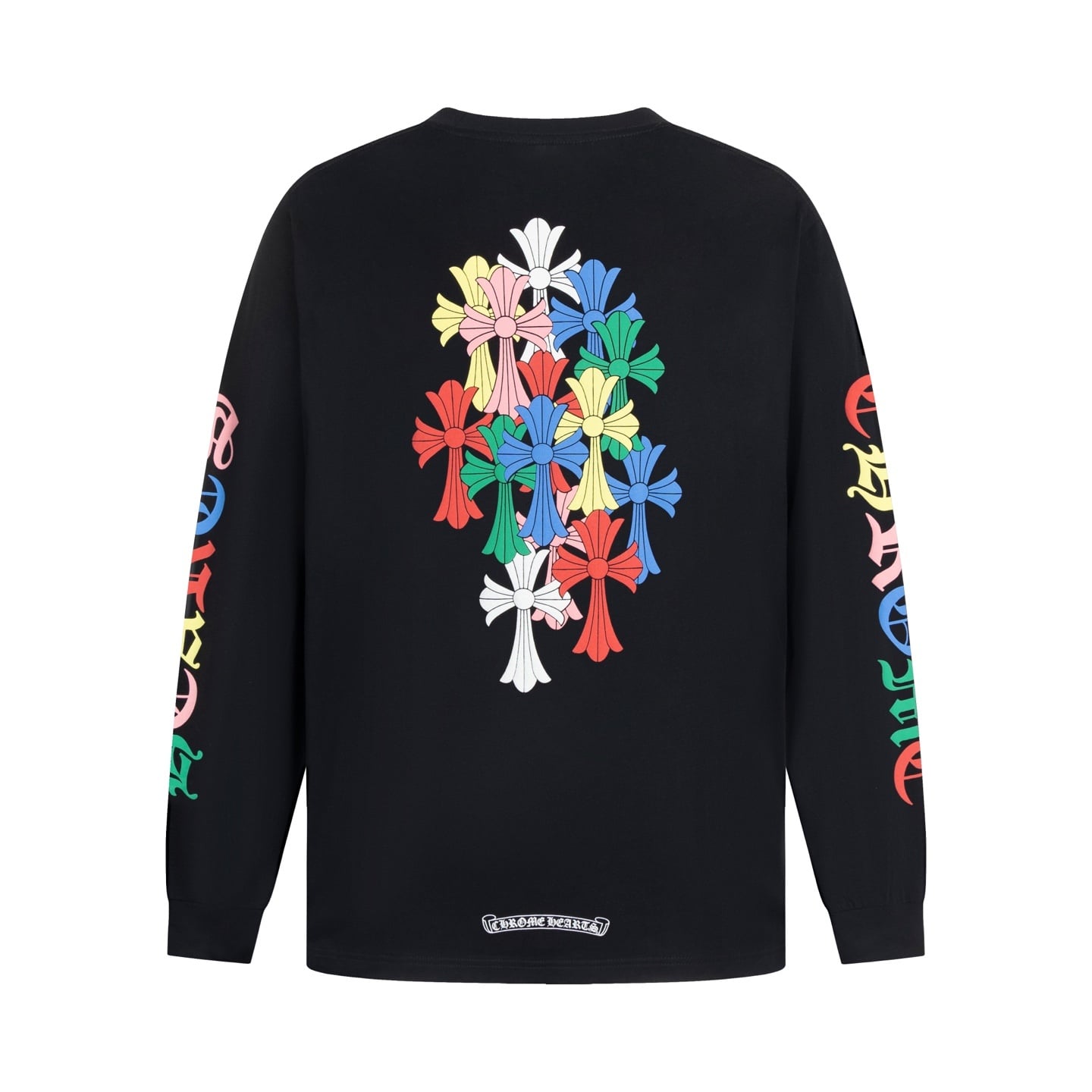 Chrome Hearts Black Multicolor Cross Pocket Long Sleeve Chrome Hearts Black Multicolor Cross Pocket Long Sleeve