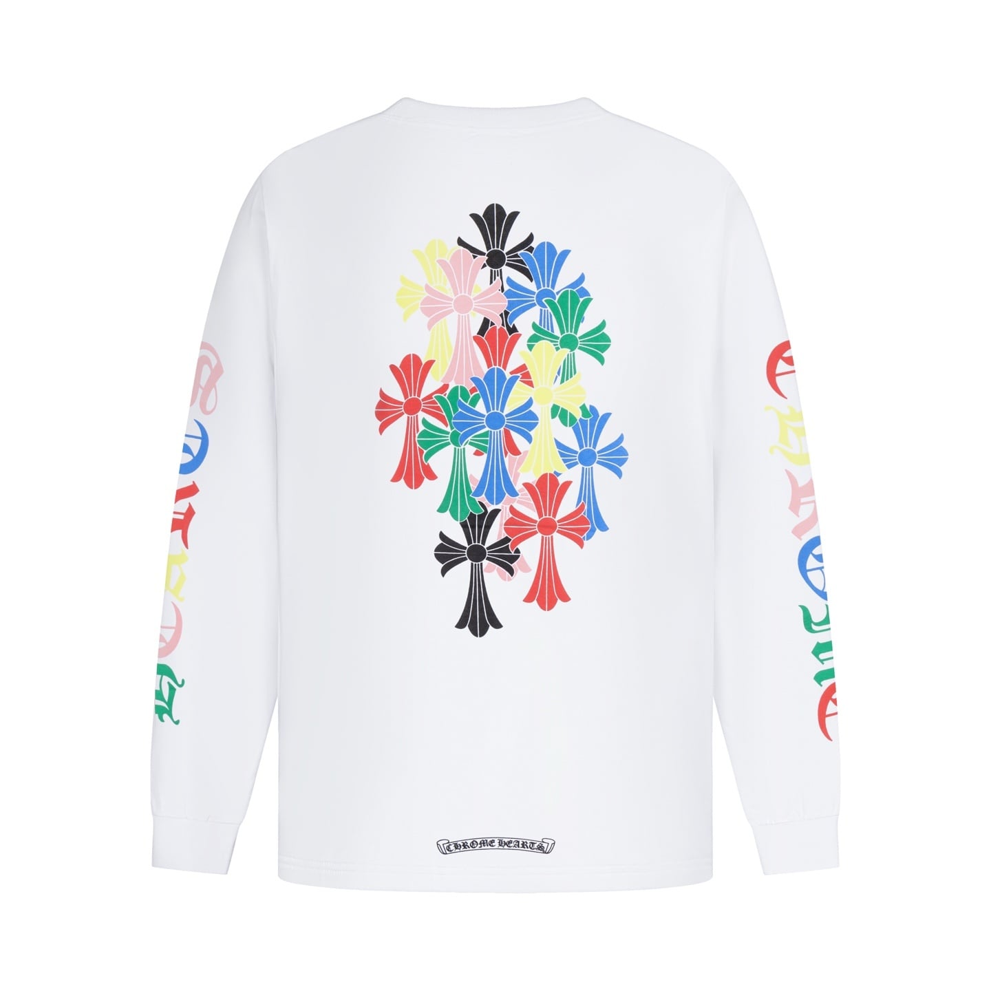 Chrome Hearts White Multicolor Cross Pocket Long Sleeve Chrome Hearts White Multicolor Cross Pocket Long Sleeve