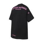 Chrome Hearts Black Pink Script Logo T-Shirt